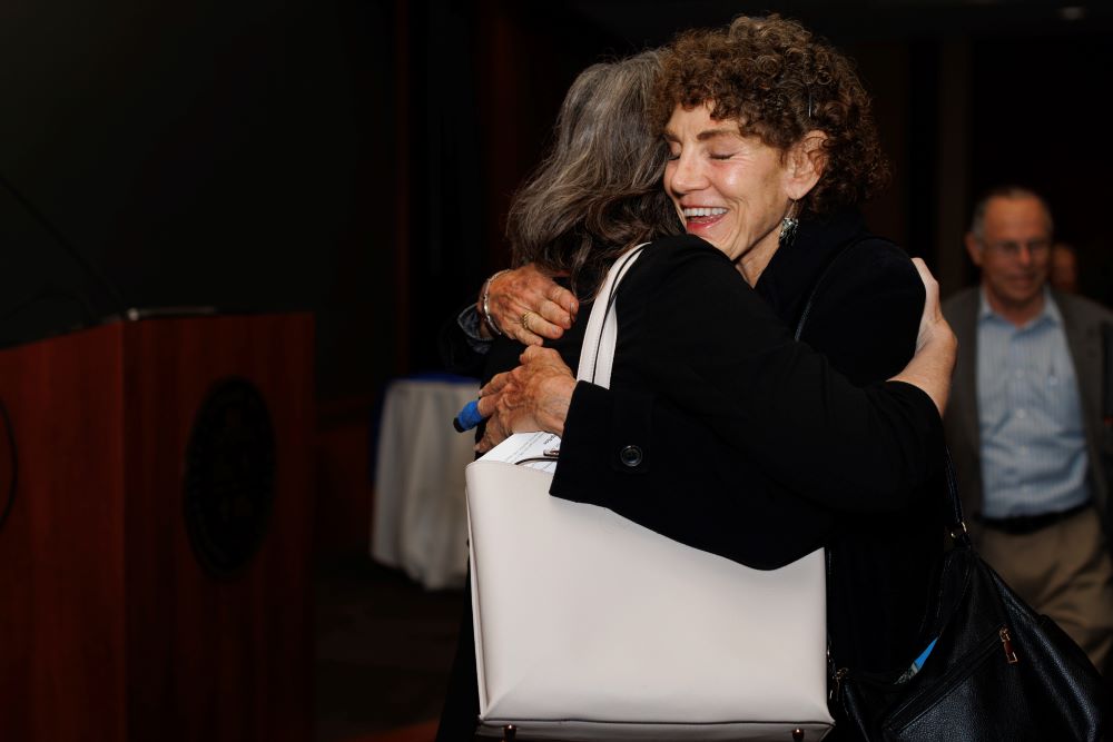 Kristallnacht 2025 Attendees Hugging